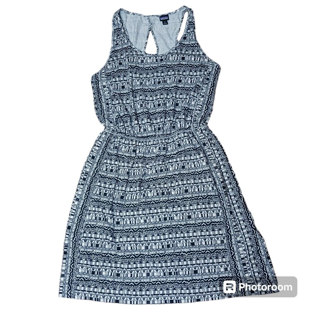 Patagonia Womens‎ Medium West Ashley Soft Stretch Jersey Cotton Blend Tank Dress